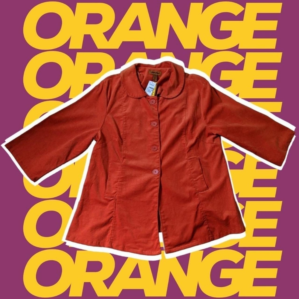 GOLD FLAVA DEADSTOCK NWT VINTAGE 70s CORDUROY SWING JACKET